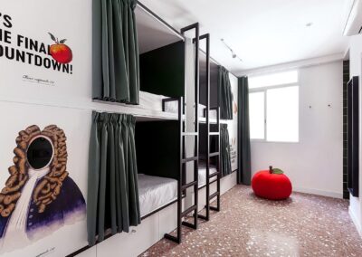 Habitaciones del Hostel 2060