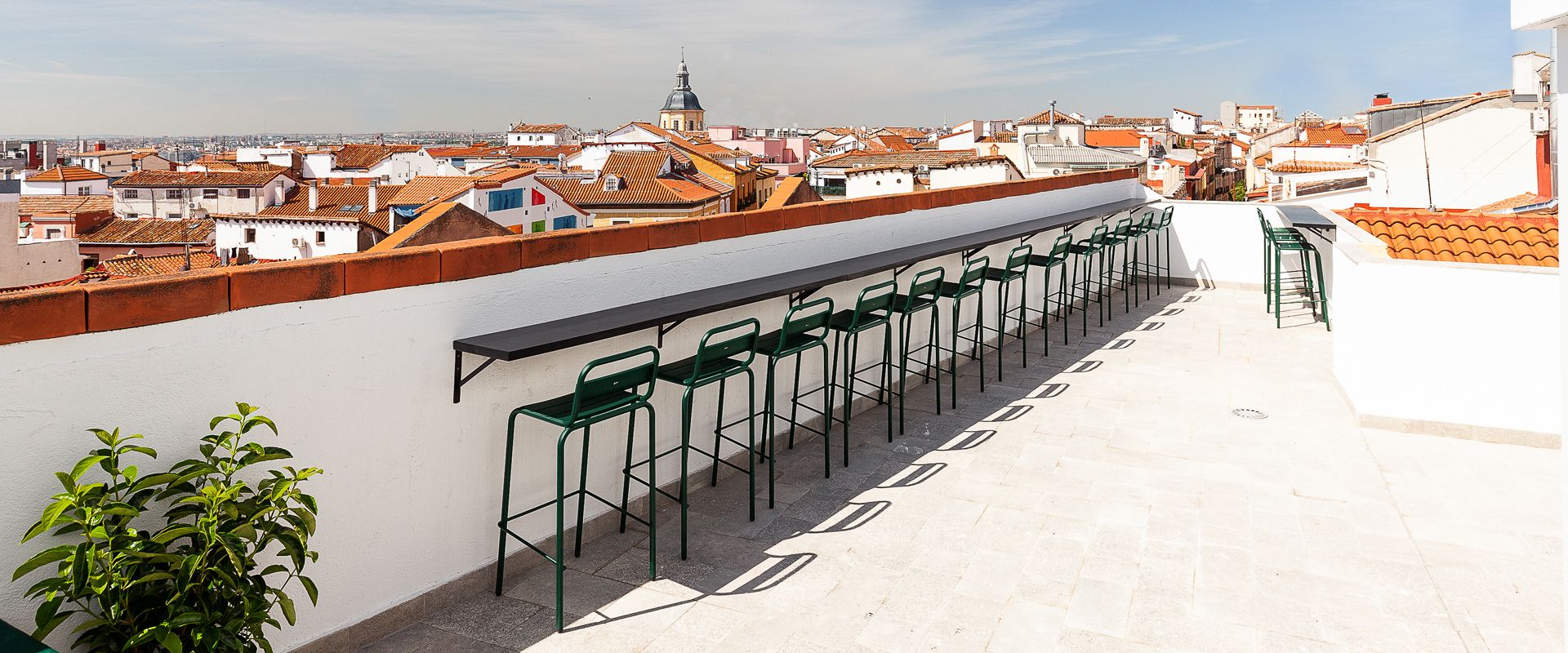Las mejores vistas de Madrid desde el 2060 Hostel
